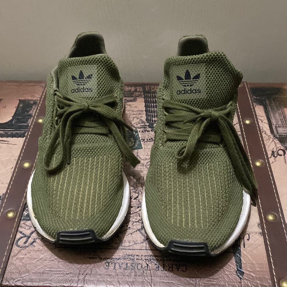 Green Adidas’s sneakers